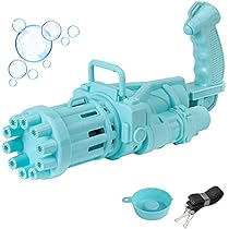 Amazon | シャボン玉 自動 バブルガン 電動 10穴大容量の泡槍を